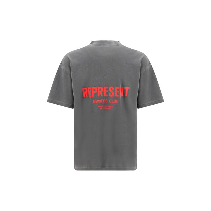 Represent Gray Cotton T-Shirt