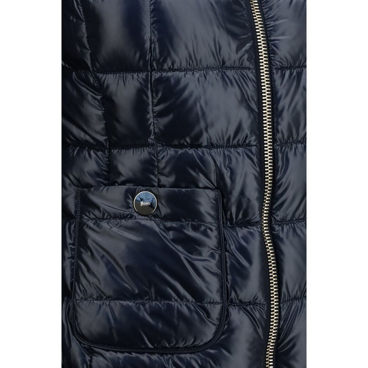 Herno Blue Polyamide Full-Length Jacket