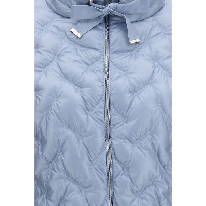 Herno Blue Polyester Full-Length Jacket
