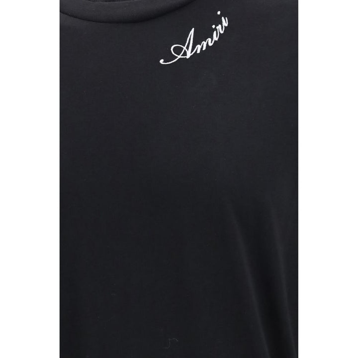 Amiri Black Cotton T-Shirt