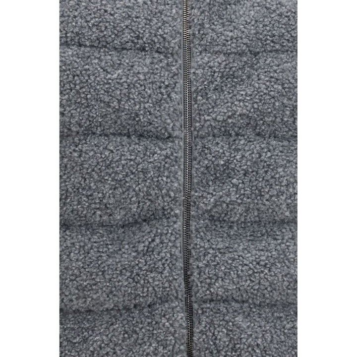 Herno Gray Polyester Sleeveless Jacket
