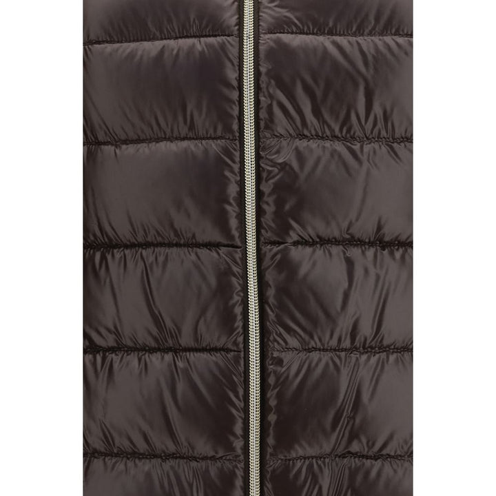 Herno Brown Polyamide Full-Length Jacket