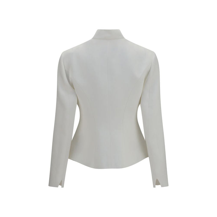 The Row White Linen Jacket