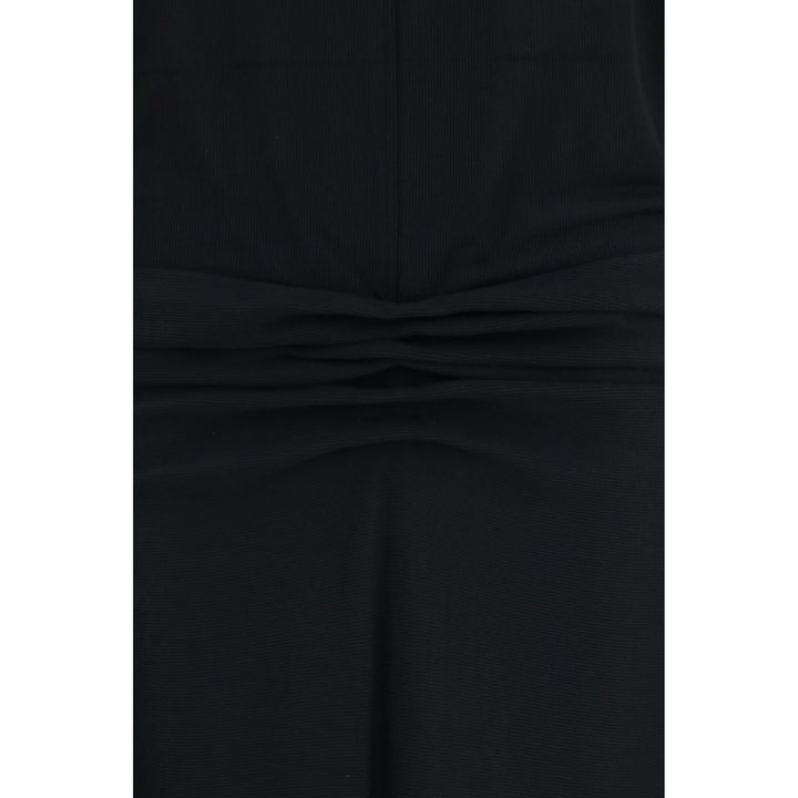 The Row Black Viscose Casual Dress