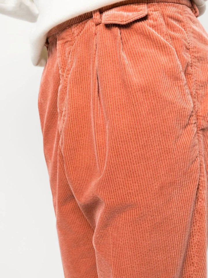 Brunello Cucinelli Orange Cotton Pants