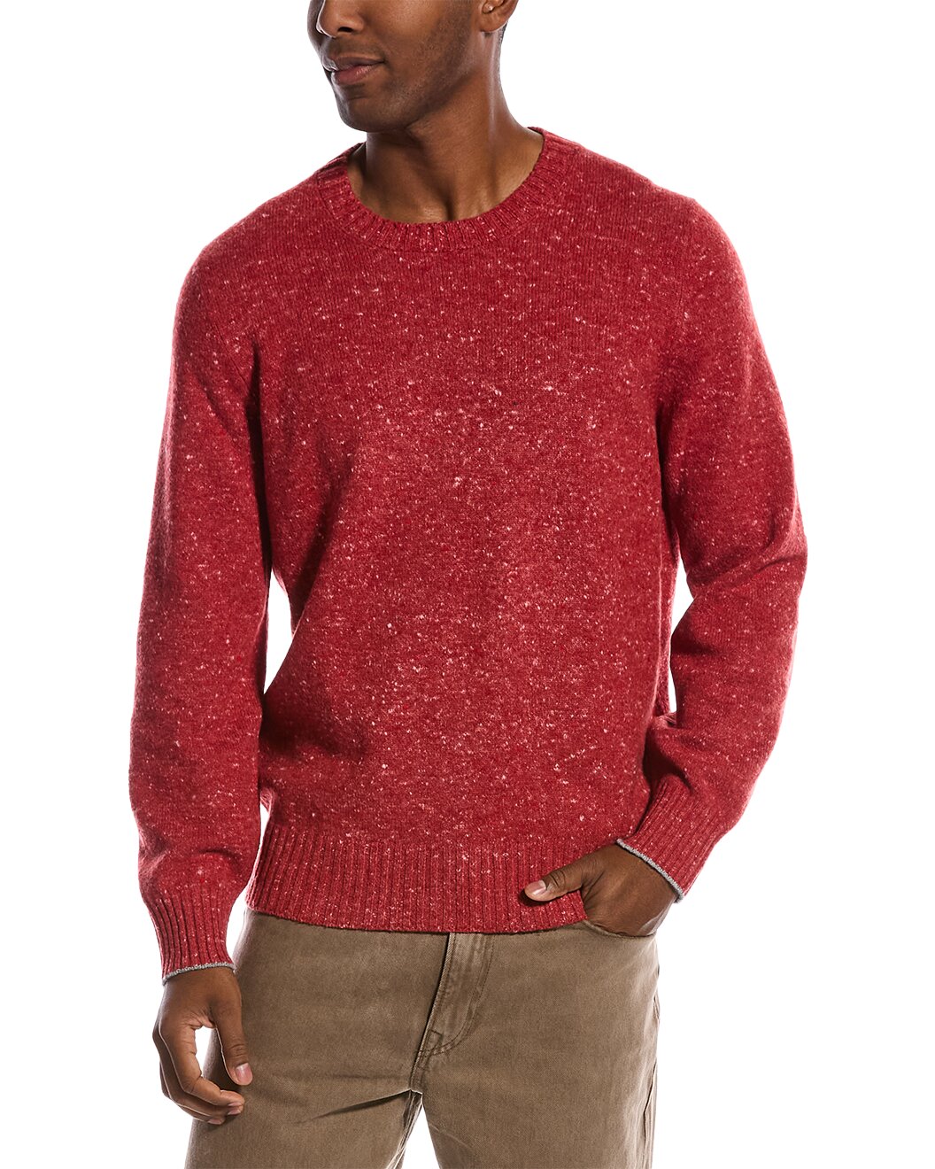 Brunello Cucinelli Red Wool Sweatshirt