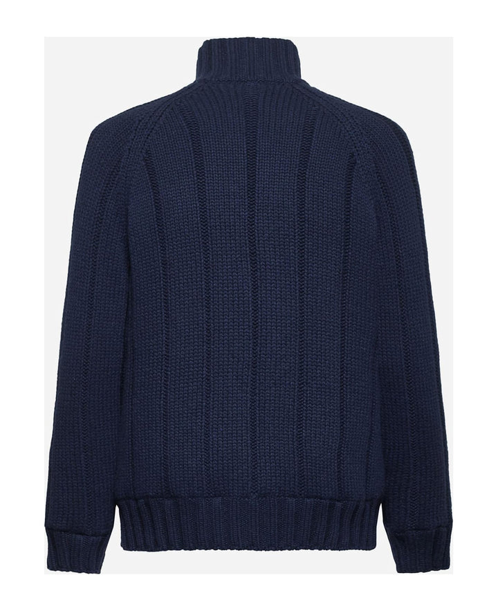 Brunello Cucinelli Blue Cashmere Jacket