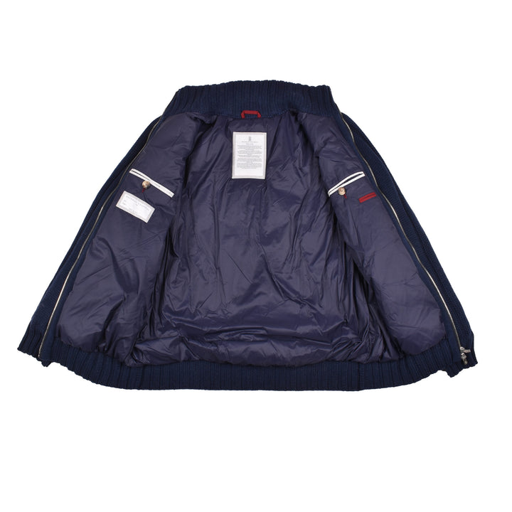 Brunello Cucinelli Blue Cashmere Jacket