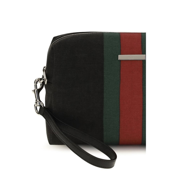Gucci Black Fabric Shoulder Bag