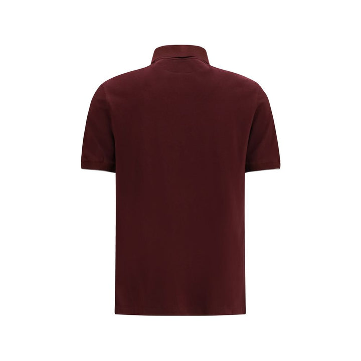 Brunello Cucinelli Bordeaux Cotton Shirt