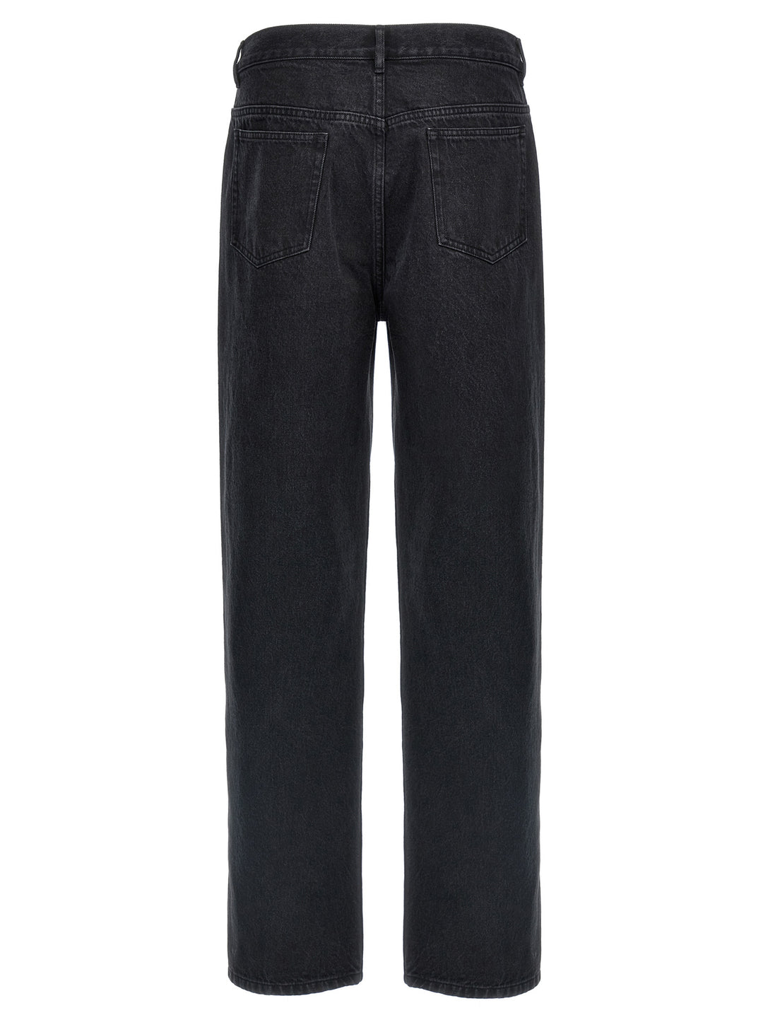 A.P.C. Black Cotton Straight-Leg Jeans
