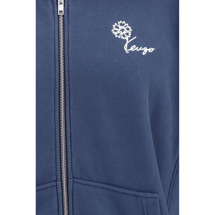 Kenzo Blue Cotton Sweatshirt