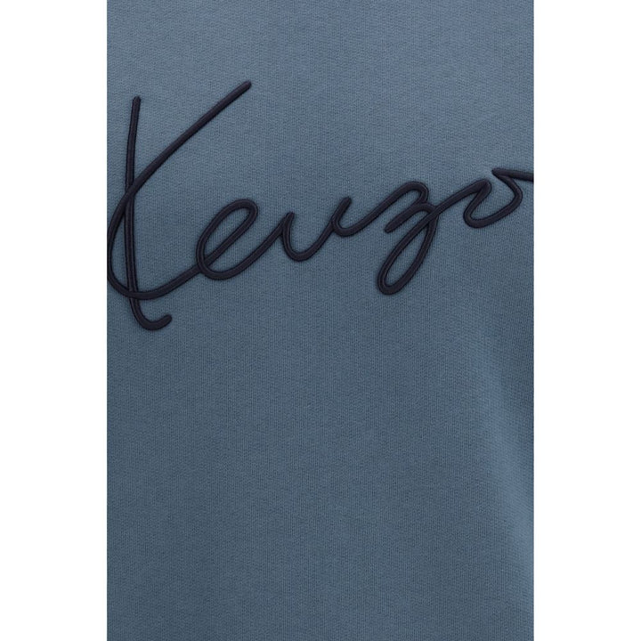 Kenzo Blue Cotton Sweatshirt