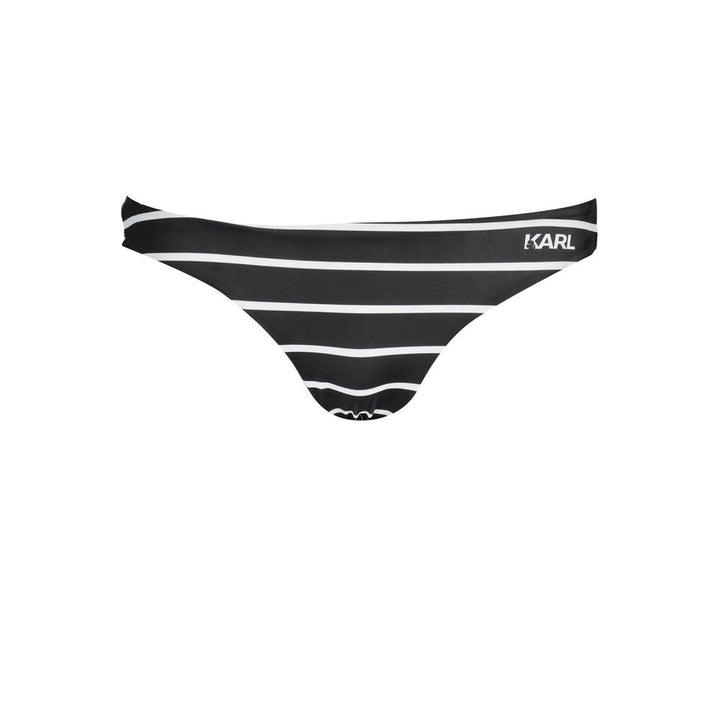 Karl Lagerfeld Black Polyamide Women's Swim Brief