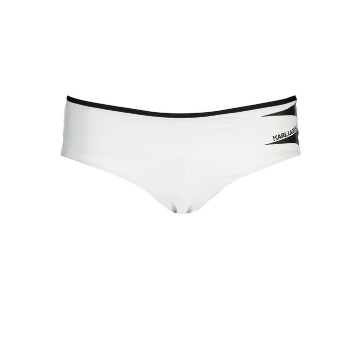 Karl Lagerfeld White Polyamide Women's Swim Brief