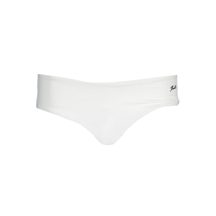 Karl Lagerfeld Bianco Poliammide Women Swim Brief