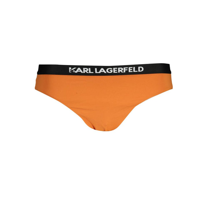 Karl Lagerfeld Arancione Poliammide Woman Swim Brief