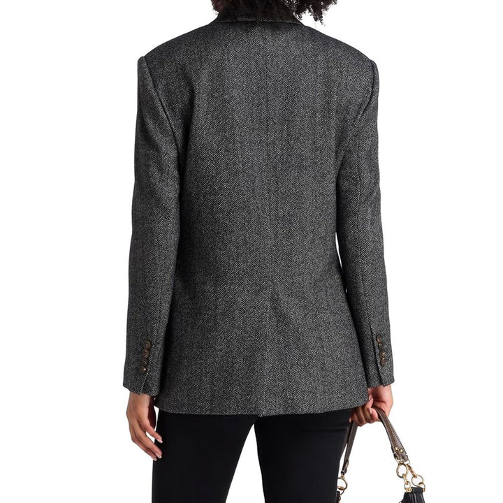 Brunello Cucinelli Black Elastane Blazer