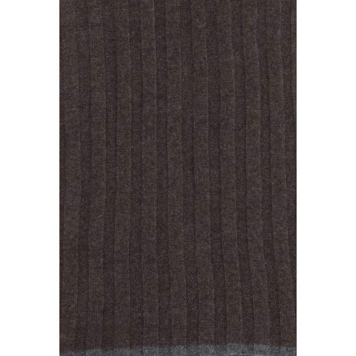 Brunello Cucinelli Brown Cashmere Scarf