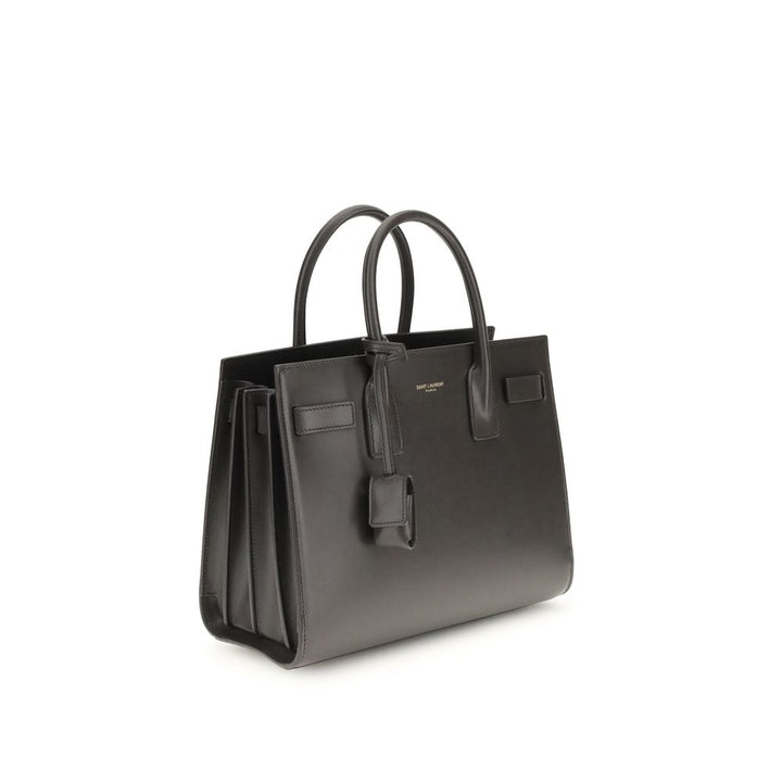 Saint Laurent Gray Calf Leather Bos Taurus Handbag