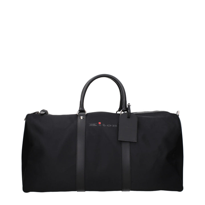 Kiton Black Nylon Luggage And Travel
