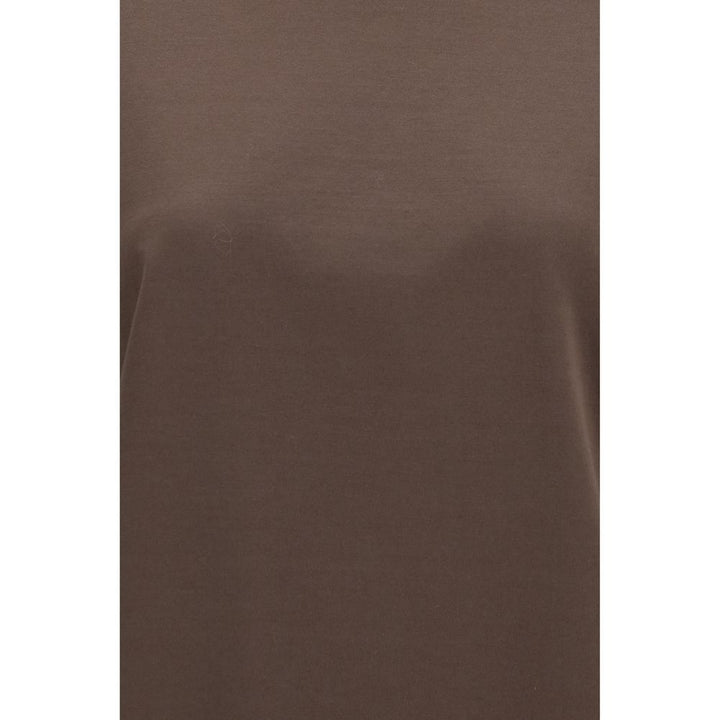 Brunello Cucinelli Brown Cotton T-Shirt