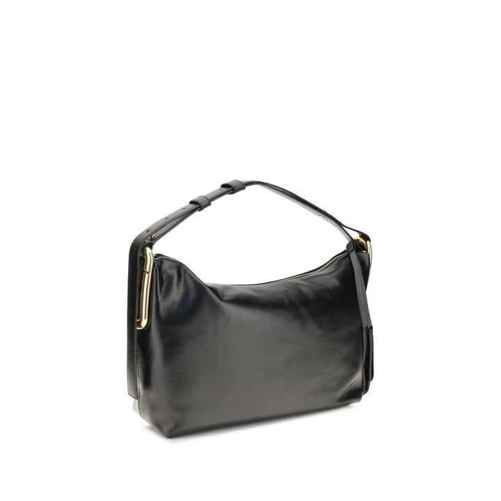 Marc Jacobs Black Calf Leather Bos Taurus Handbag