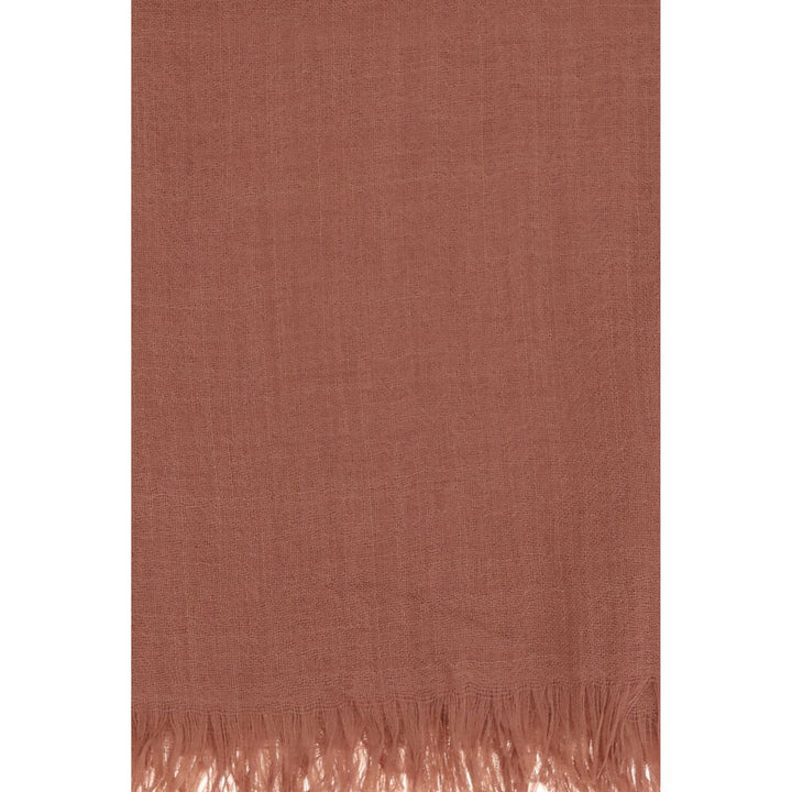 Brunello Cucinelli Orange Cashmere Foulard