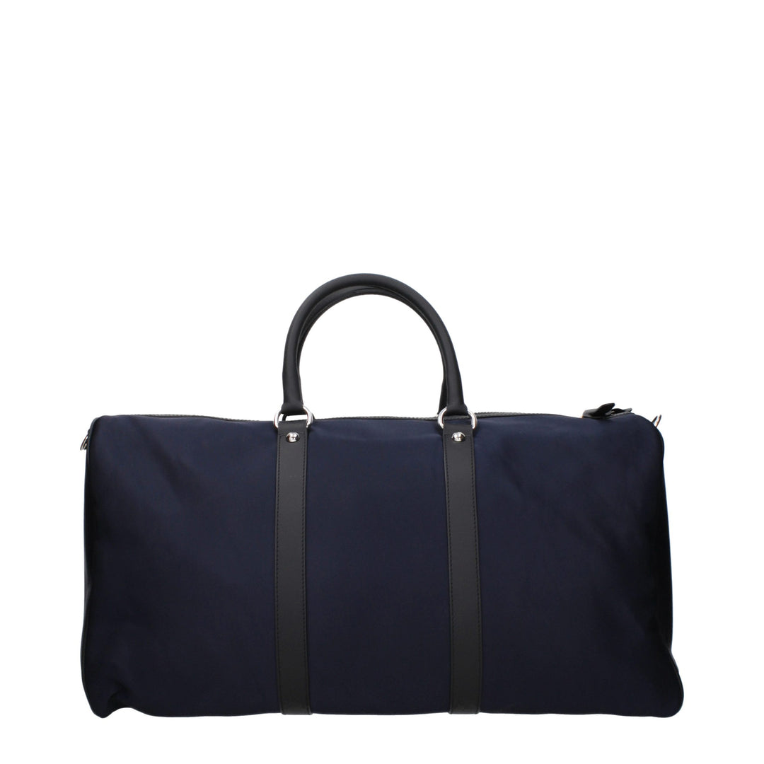 Kiton Blue Nylon Luggage And Travel