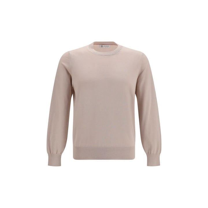 Brunello Cucinelli Beige Cotton Sweatshirt