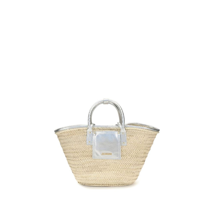 Jacquemus Beige Raffia Handbag
