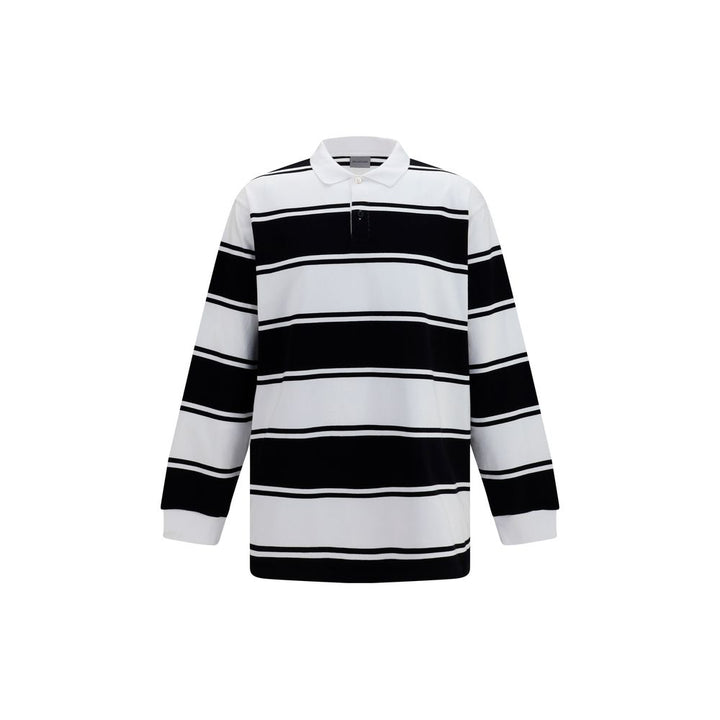 Balenciaga White Cotton Polo Shirt