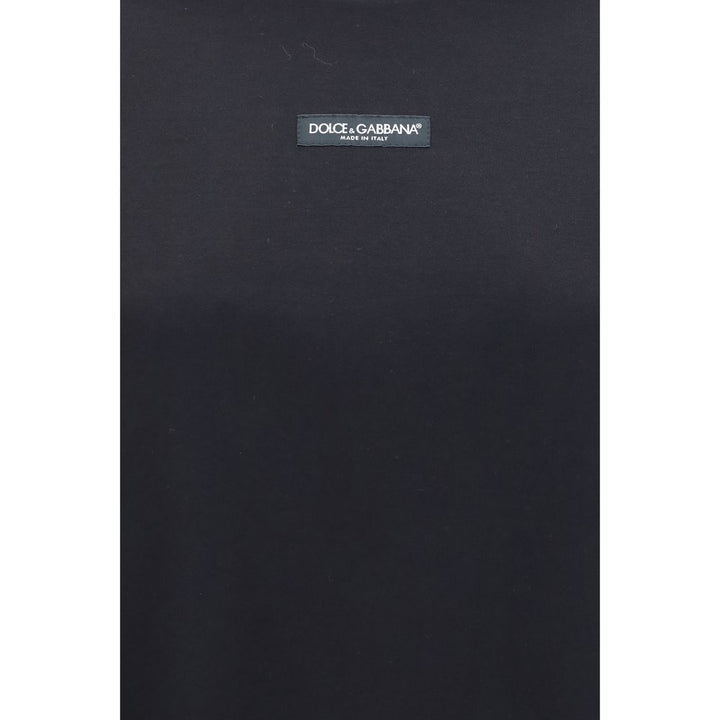 Dolce & Gabbana Black Cotton T-Shirt