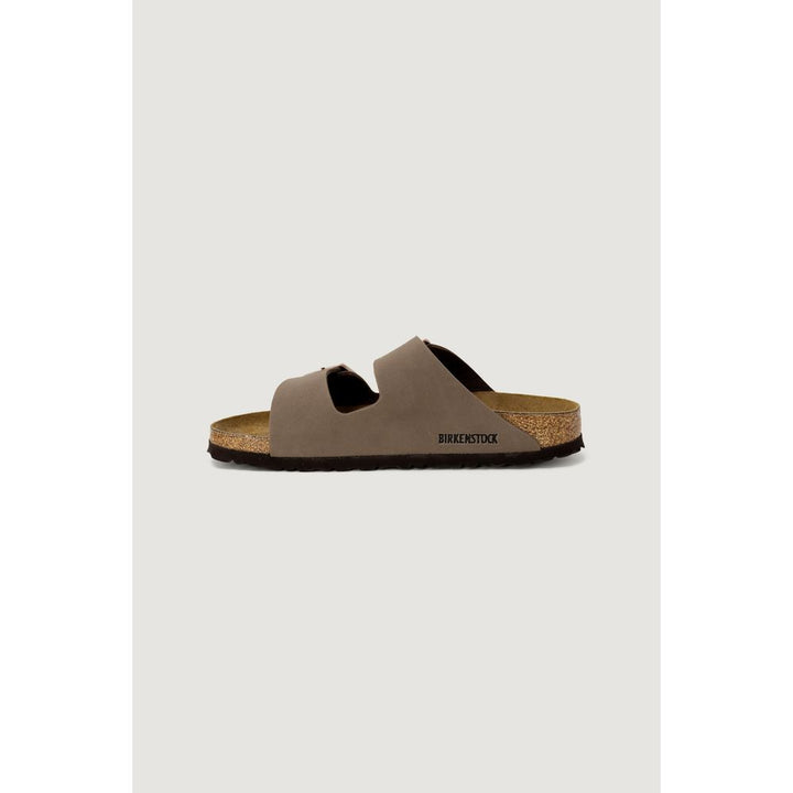 Birkenstock Brown Leather Slippers