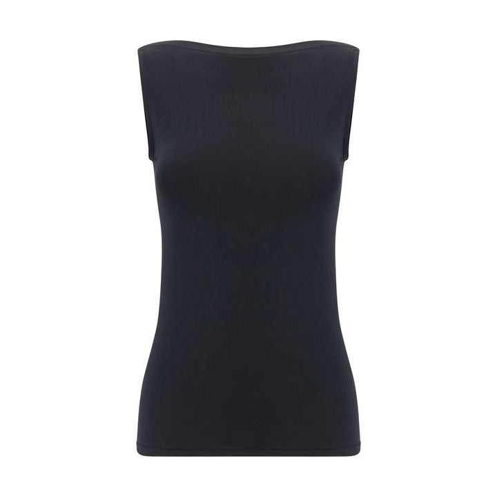 Wolford Black Modal Sleeveles T-Shirt
