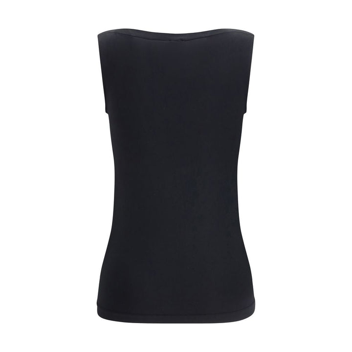 Wolford Black Modal Sleeveles T-Shirt