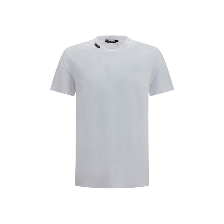 Dolce & Gabbana White Cotton T-Shirt