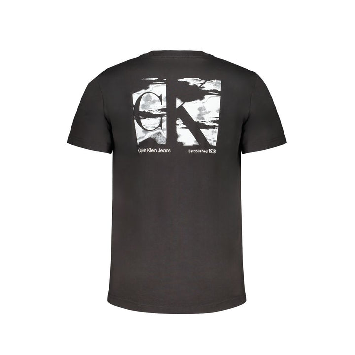 Calvin Klein Black Cotton Men's T-Shirt