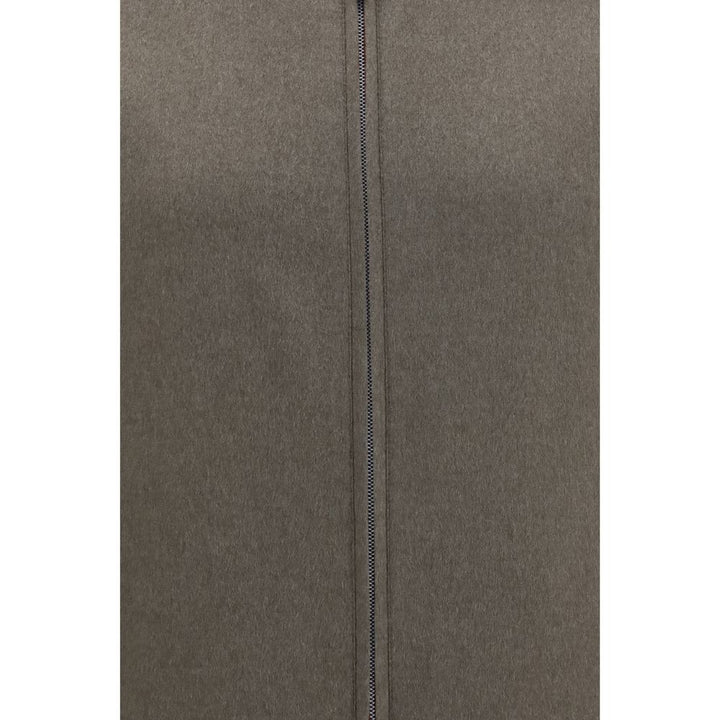 Brunello Cucinelli Bicolor Cashmere Bomber