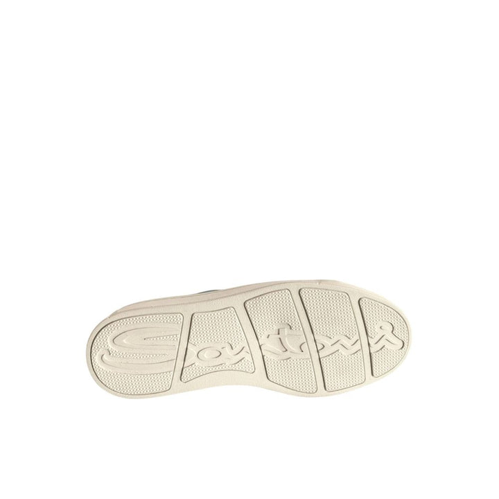 Santoni Blue Leather Women Sneaker