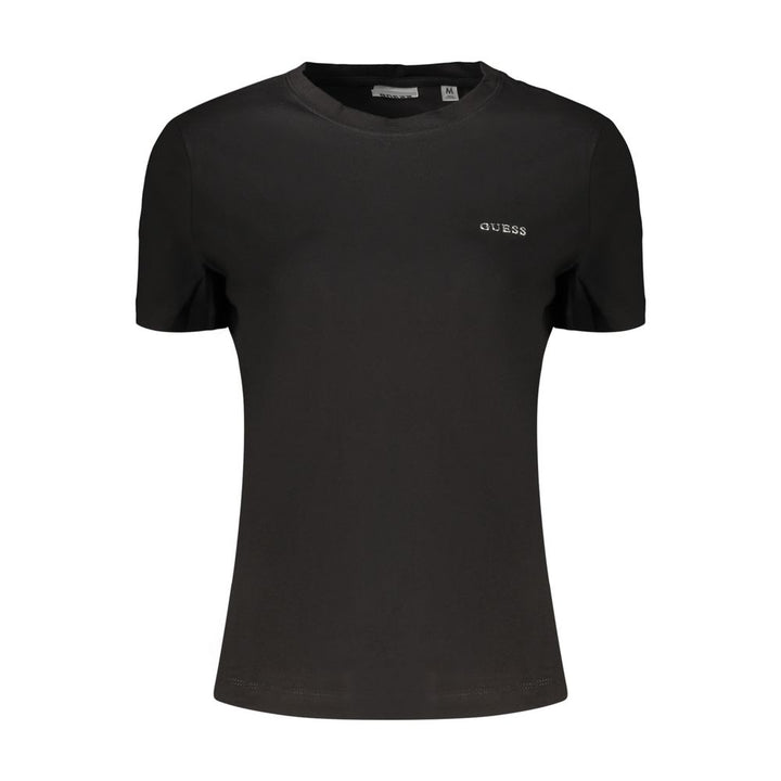 Guess Jeans Black Cotton Women's T-Shirt