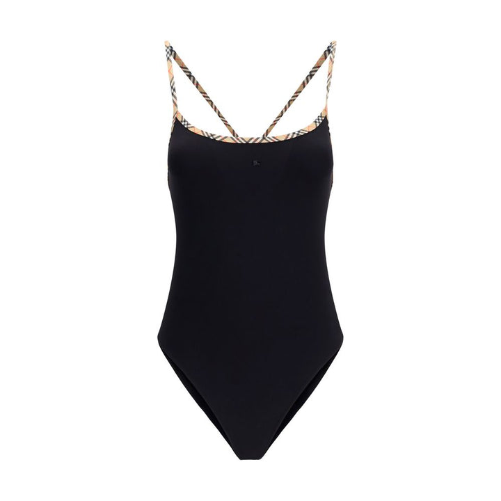 Burberry Black Elastane One-Piece Swimsuit