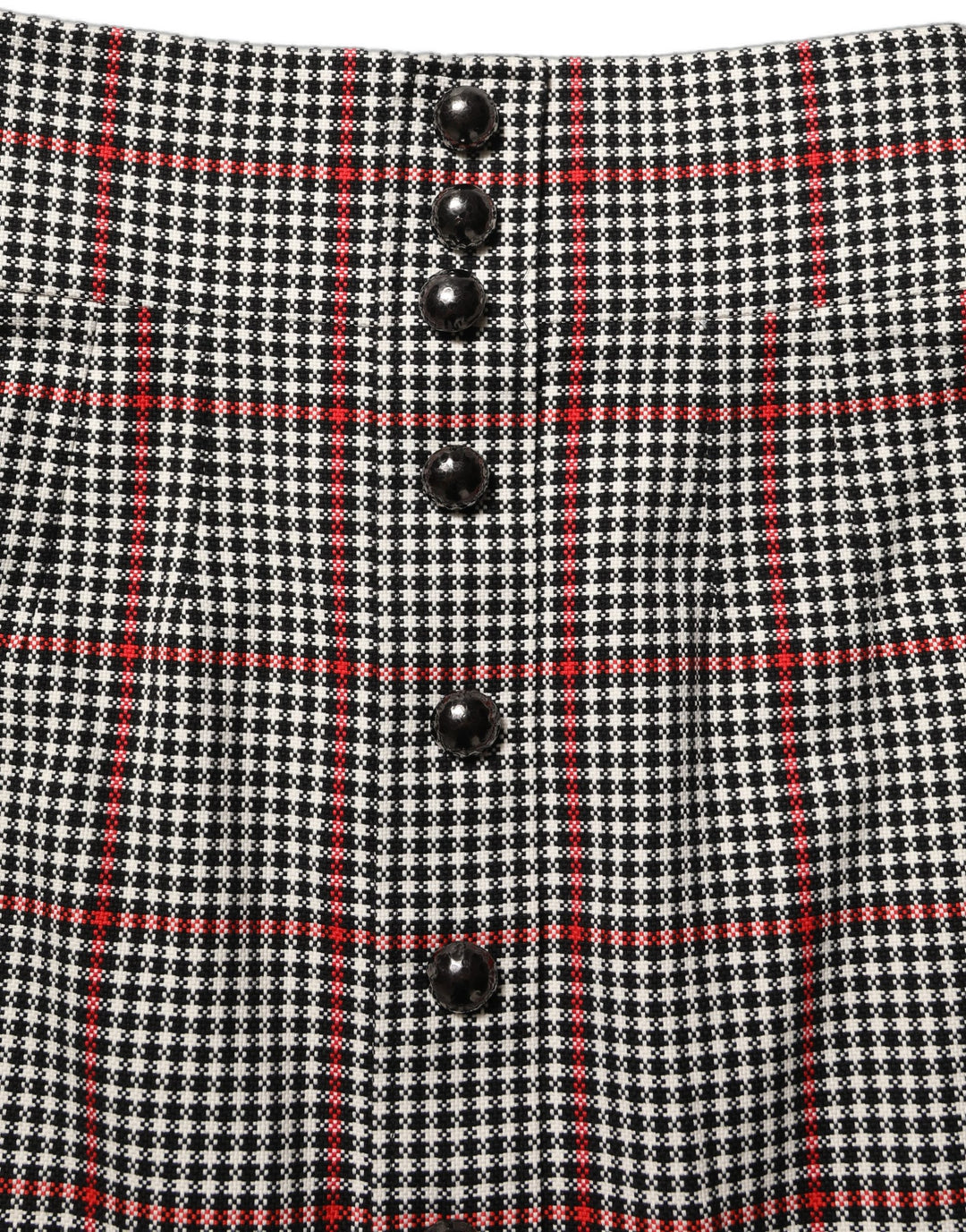 Dolce & Gabbana Gray Checkered High Waist A-line Mini Skirt