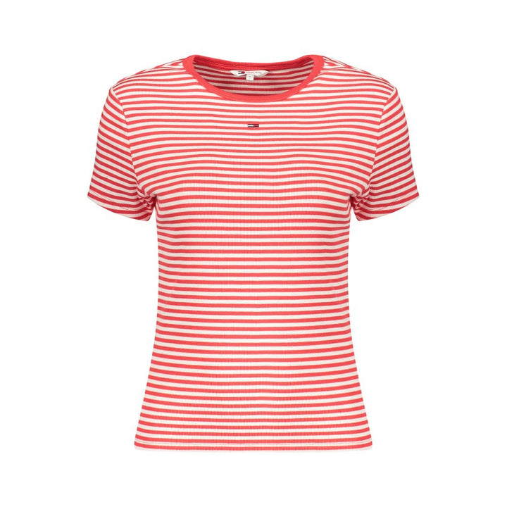 Tommy Hilfiger Red Cotton Women's T-Shirt
