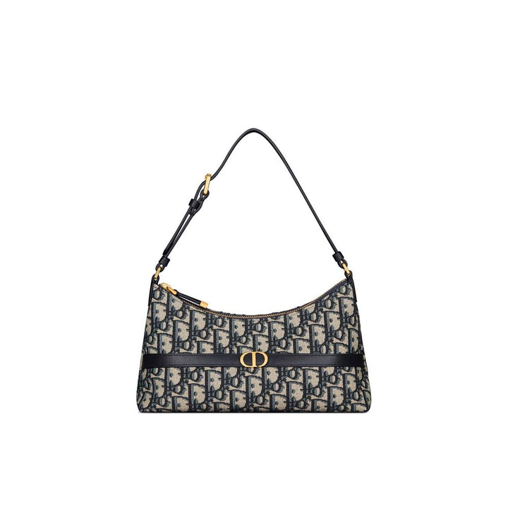 Dior Blue Cotton Shoulder Bag