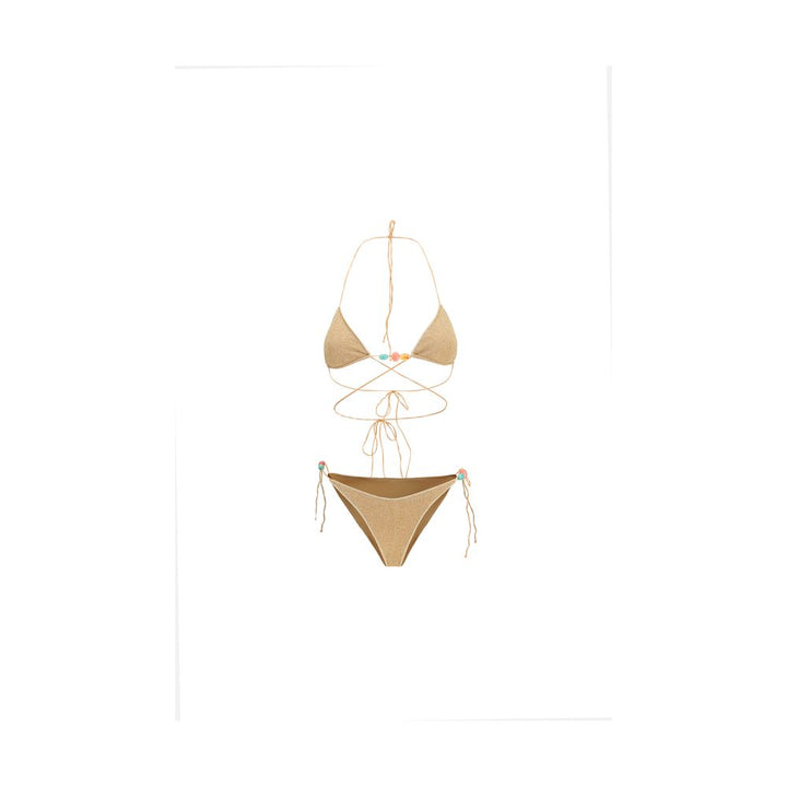 Oséree Gold Polyamide Bikini