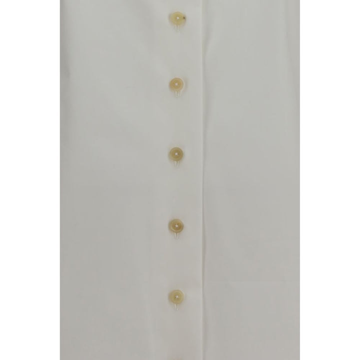 Khaite White Cotton Shirt