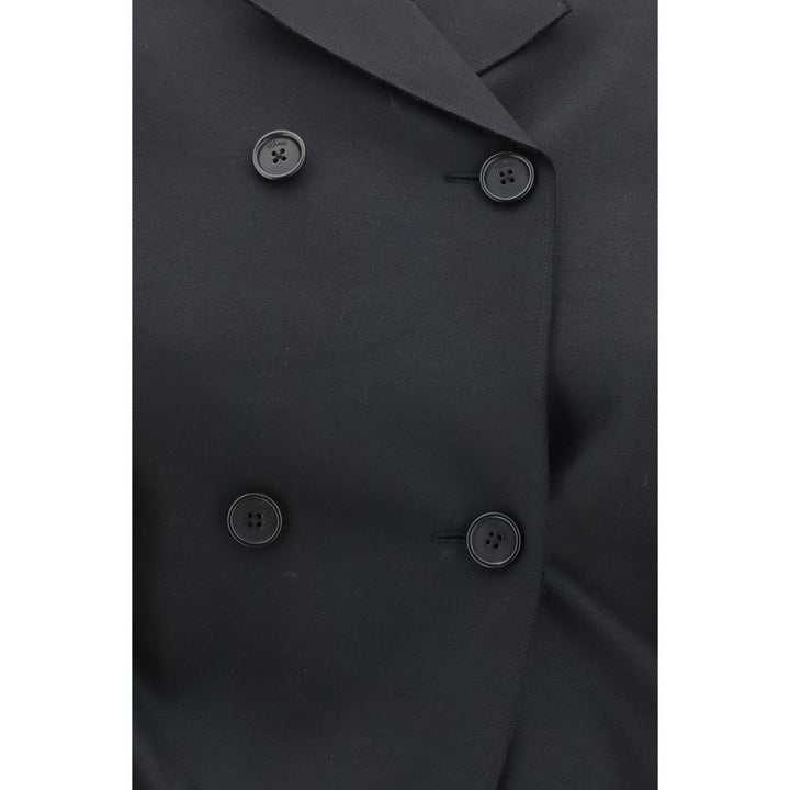 Khaite Black Wool Oves Aries Blazer