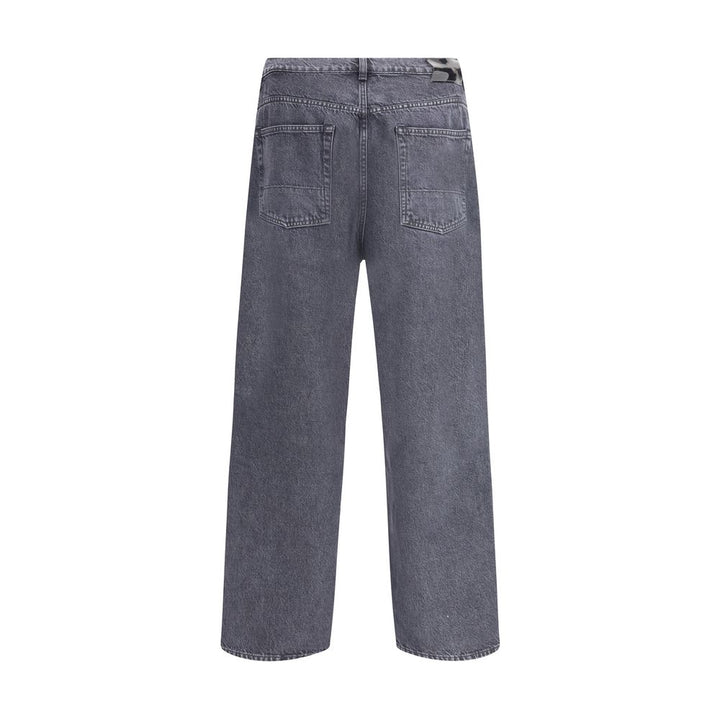 Our Legacy Black Cotton Relaxed Fit Jeans