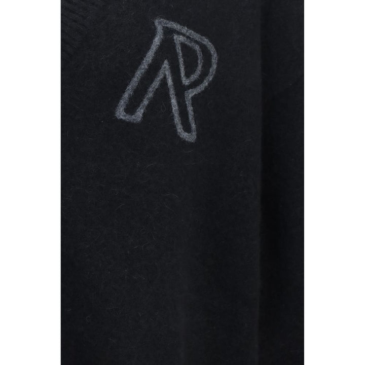 Represent Black Alpaca Vicugna Pacos Cardigan